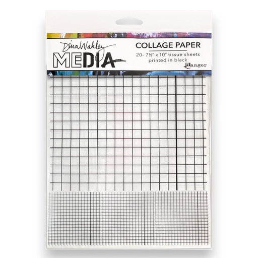 Dina Wakley MEdia Collage Paper - Grid
