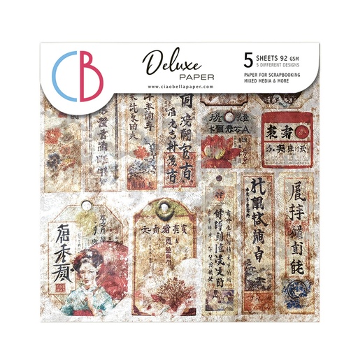 Ciao Bella Paper - Land of the Rising Sun 6"x6" Deluxe Pearl Paper 