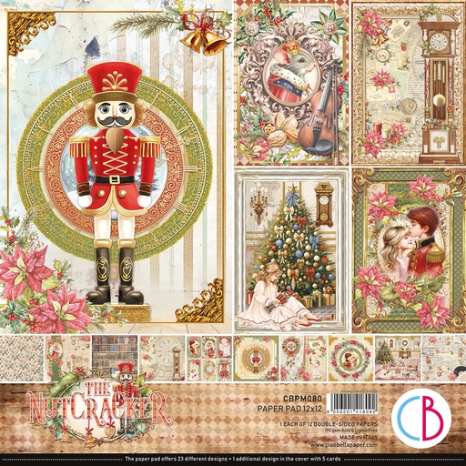 Ciao Bella Paper - The Nutcracker Paper Pad (12"x12")