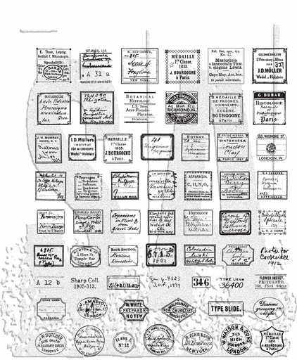 Tim Holtz - Stampers Anonymous Cling Stamps - Curator