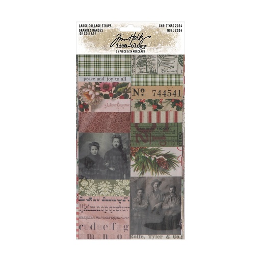 Tim Holtz Idea-ology - Large Collage Strips (Christmas)