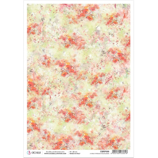 Ciao Bella Paper - A Walk Through Wildflower A4 Rice Paper (5 Pack)