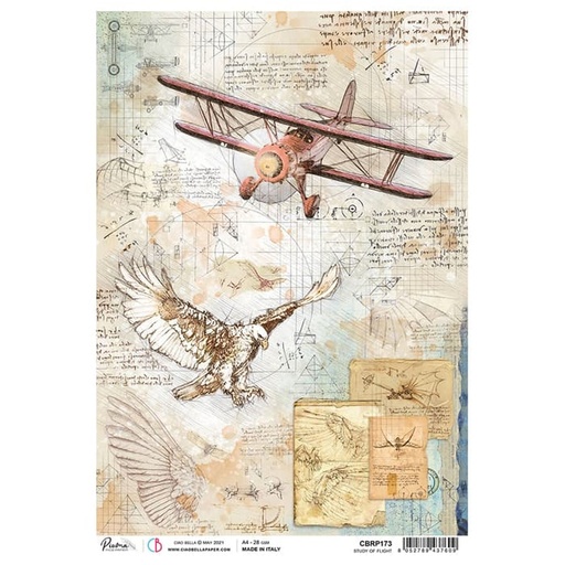 Ciao Bella Paper - Study of Flight A4 rice paper (5 Pack)