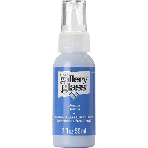 Plaid - Gallery Glass - 2oz - Denim
