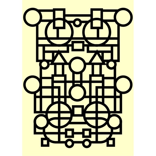 Personal Impressions Geometric Delights 5"x7" Mylar Stencil 