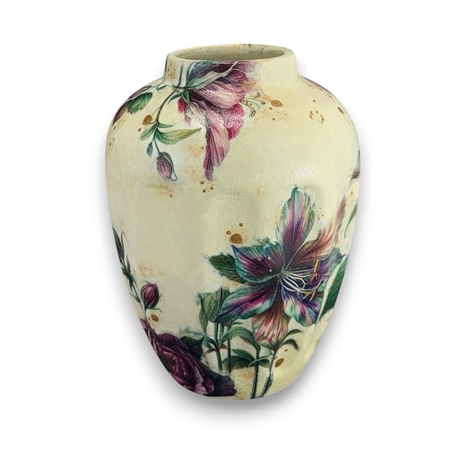 Patterned 15cm Vase (carton of 6)