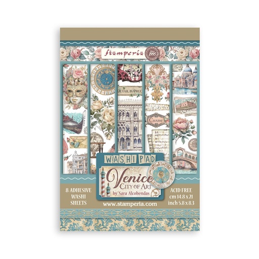 Stamperia - Venice City of Art - Washi Pad 