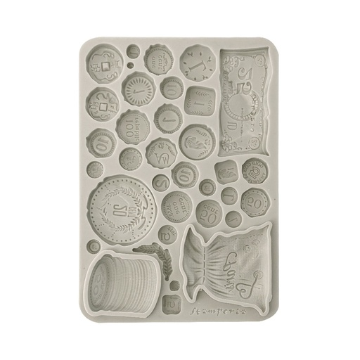 Stamperia - Venice City of Art - A5 Silicon mould - Old Coins