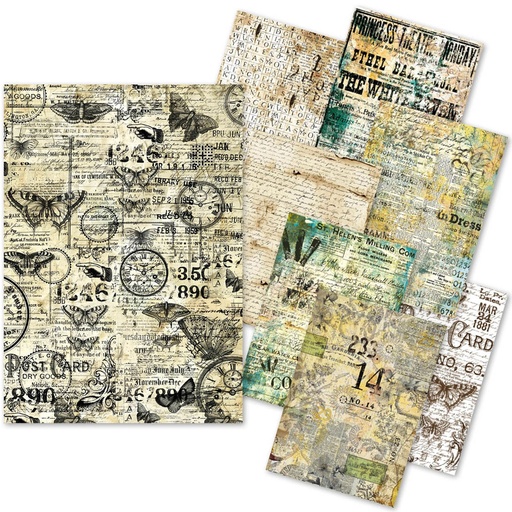 Ciao Bella Paper - Time Capsule Craftmix A5 Paper Pack (Tissue & Vellum Variety)