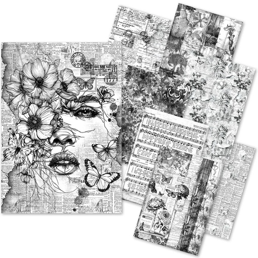 Ciao Bella Paper - Meaningful Memories Craftmix A5 Paper Pack (Tissue & Vellum Variety)