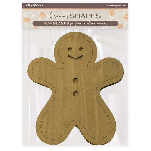 Stamperia - Candy Christmas - Crafty Shapes:  Gingerbreads 