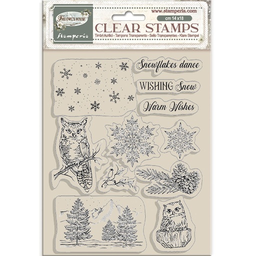 Stamperia - The Owl's House - Owl's House stamp set