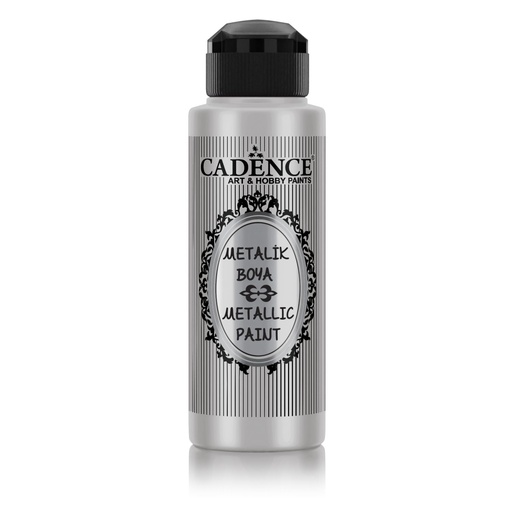 Cadence Metallic Paint - Shiny Silver (70ml)