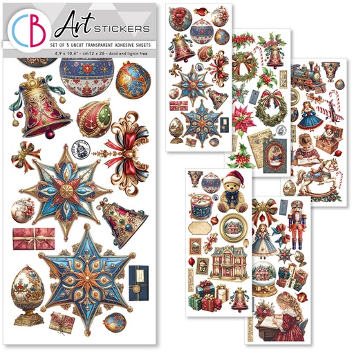 Ciao Bella Paper - Toy Shop - Sticker Sheets (5pk) 