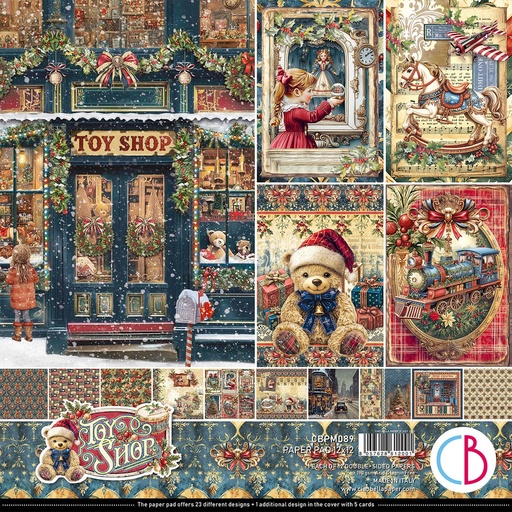 Ciao Bella Paper - Toy Shop - 12"x12" Paper Pad  