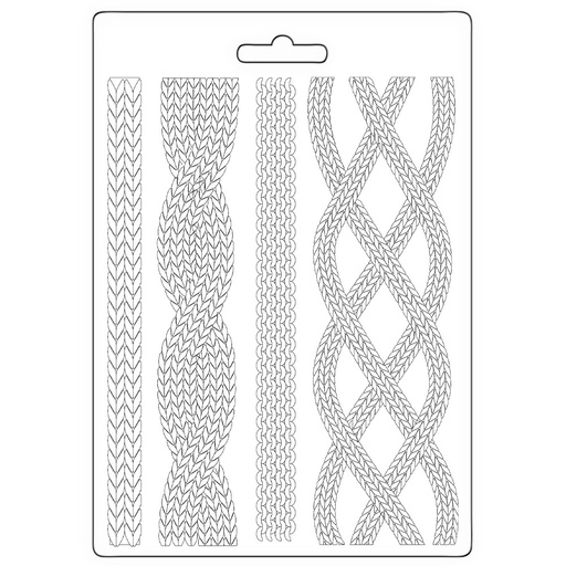 Stamperia - Whispering Woods - A5 Soft Mould - Cords