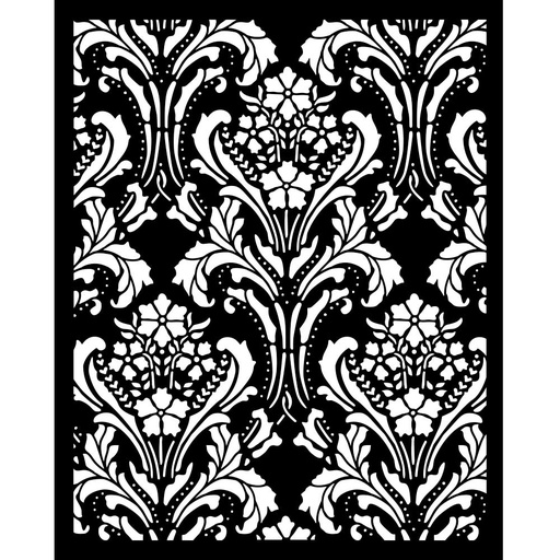 Stamperia - Quiet Days - Baroque Tapestry Stencil (20x25cm)