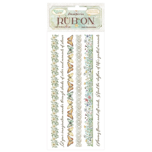 Stamperia - Daisy Art - Rub on - Stripes 