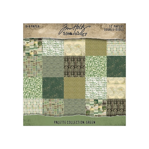 Tim Holtz Idea-ology - Palette Collection: Green (8"x8")