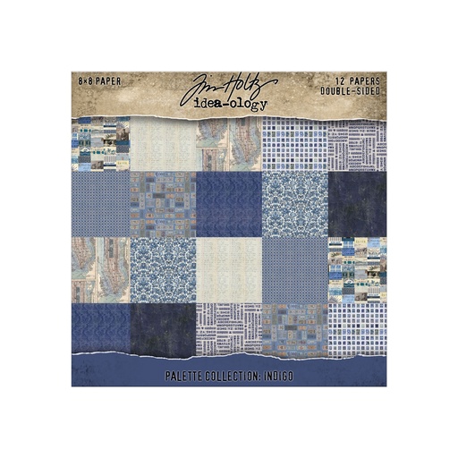 Tim Holtz Idea-ology - Palette Collection: Indigo (8"x8")