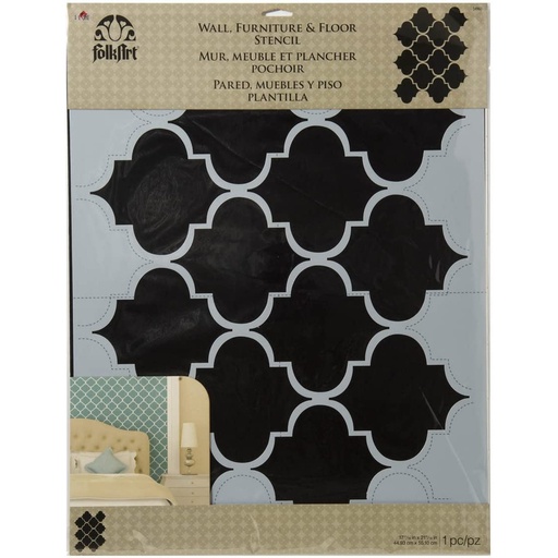 FolkArt Trellis Wall Stencil 