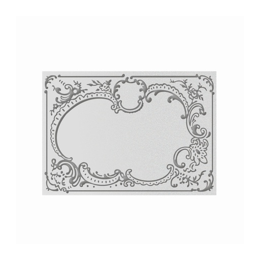 Couture Creations 5"x7" Embossing Folder - Hearts Ease Embroidery