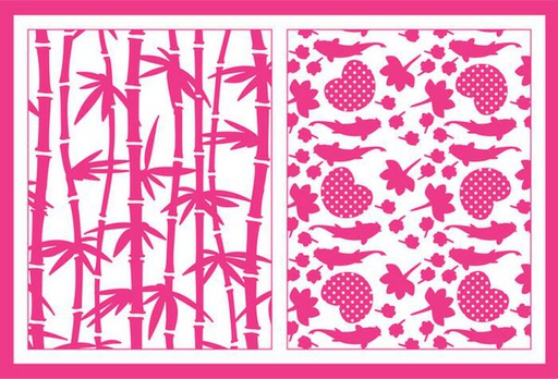 Craft Concepts Asian Influence (A2 Embossing Folder)