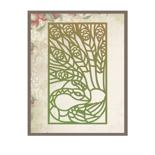 Con Proud Peacock Stained Glass