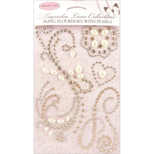 Ultimate Crafts Bling Flourishes with Pearls