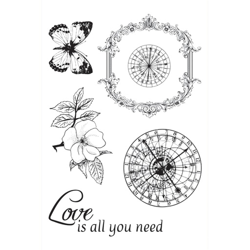 Ultimate Crafts Timeless Garden stamp set