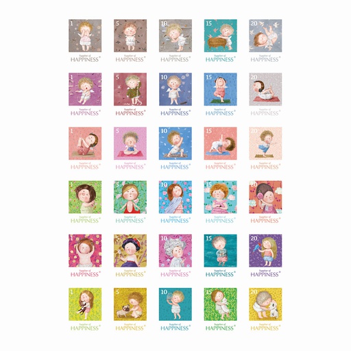 Ultimate Crafts A4 Stamp Stickers (30pc)