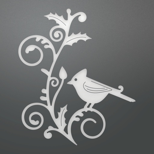 Ultimate Crafts Cardinal and Flourish Decorative Die