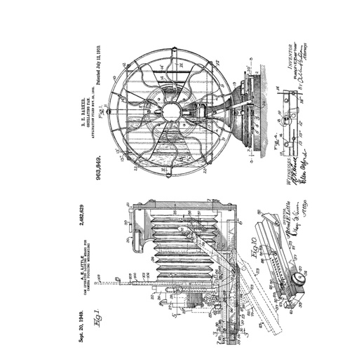 Tim Holtz - Stampers Anonymous Cling Stamps - Inventor 8