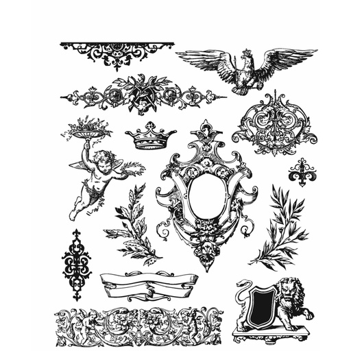 Tim Holtz - Stampers Anonymous Cling Stamps - Urban Elements