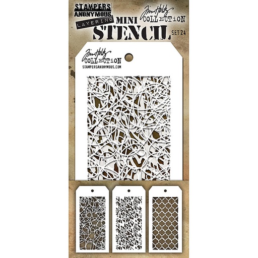 Tim Holtz Mini Layering Stencil Set #24