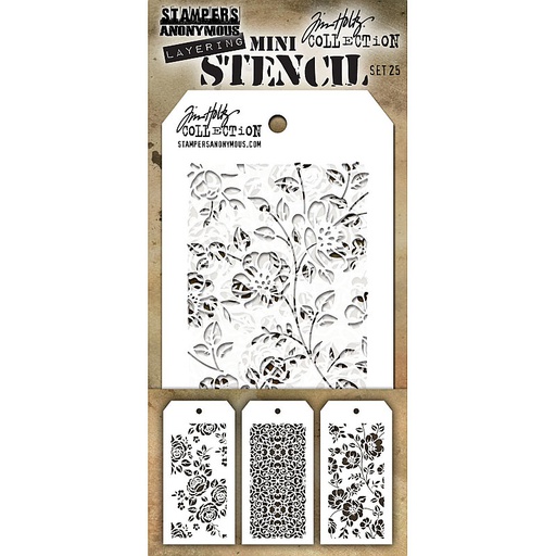 Tim Holtz Mini Layering Stencil Set #25