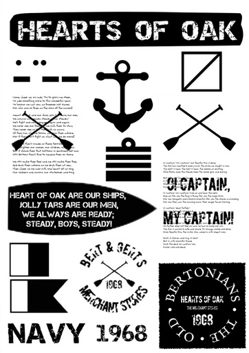 Bert & Gerts Hearts of Oak A5 stamp set