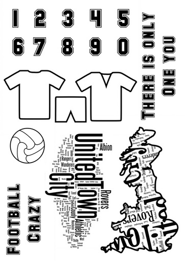 Bert & Gerts Football A5 stamp set