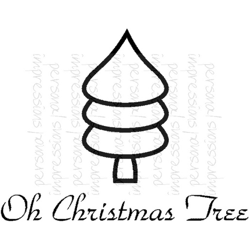 Bert & Gerts Oh Christmas Tree Tinchie stamp set