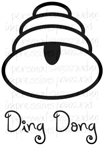 Bert & Gerts Ding Dong Bell stamp set