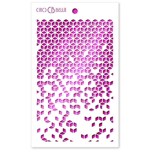 Ciao Bella Paper - Stencil Cubes 5"x8" Stencil