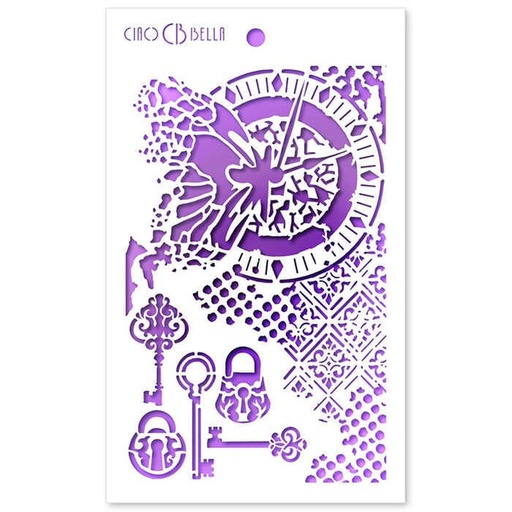 Ciao Bella Paper - Unstoppable 5"x8" Stencil