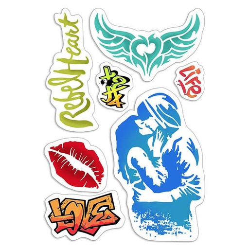 Ciao Bella Paper - Urban Kiss 4"x6" Stamp Set