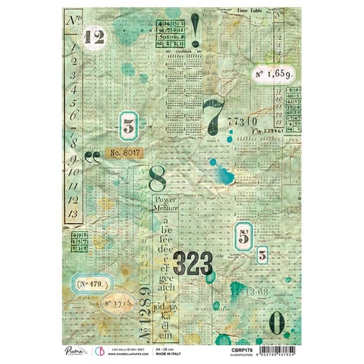 Ciao Bella Paper - Classification A4 rice paper (SINGLE Sheet)