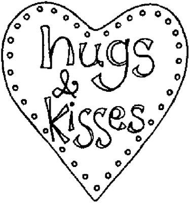 Beth Hughes Hugs & Kisses stamp set