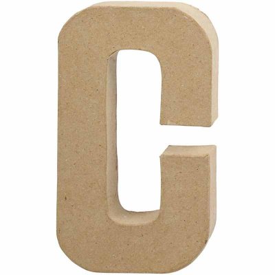 Creativ - Paper Mache Letter C - 20.5cm
