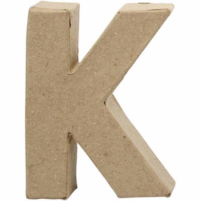 Creativ - Paper Mache Letter K - 10cm