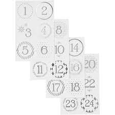 Creativ - Advent Number stickers