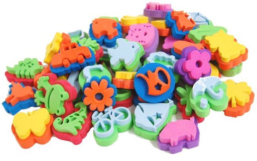 Creativ - Foam Stamps - Assorted Shapes (55pcs)