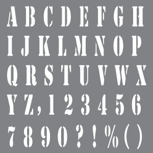 Have Your Say 6x6 Stencil